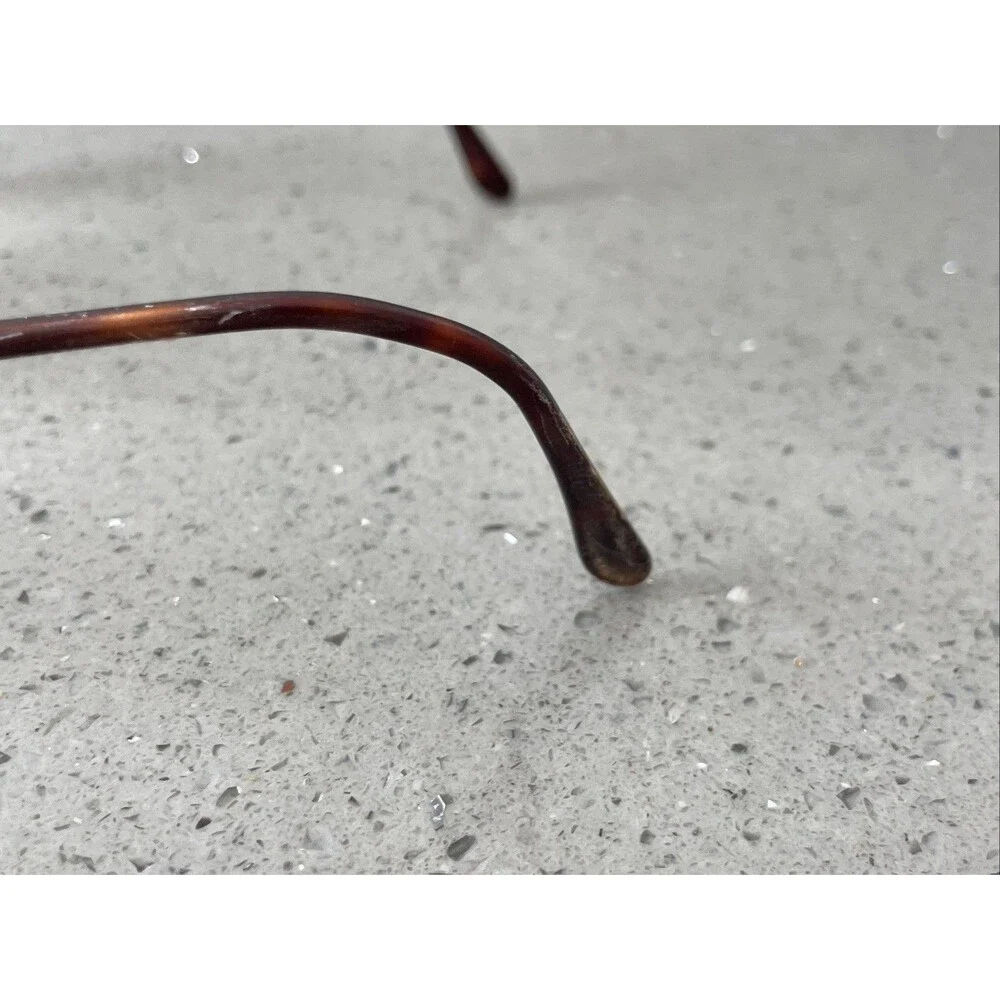 Luxottica 1529 T242 Eyeglasses Frames ONLY 50-18-135 Italy full rim gold